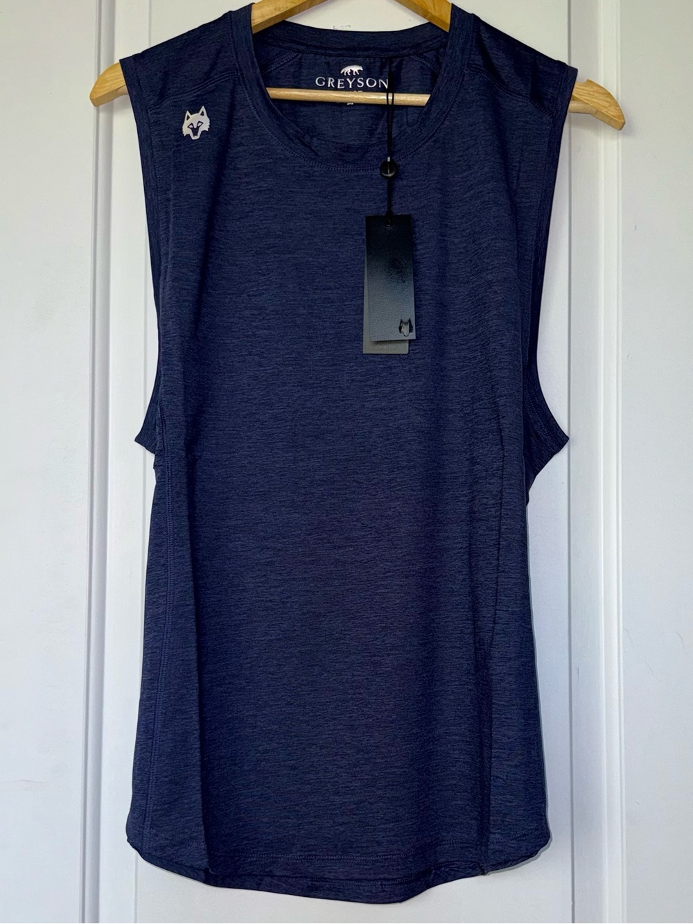 Greyson Sport NWT Sleeveless Performance Tank in "Maltese" Blue